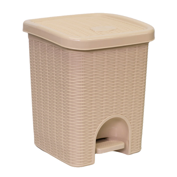 Papelera Mimbre 20L Negra Frente Plastired