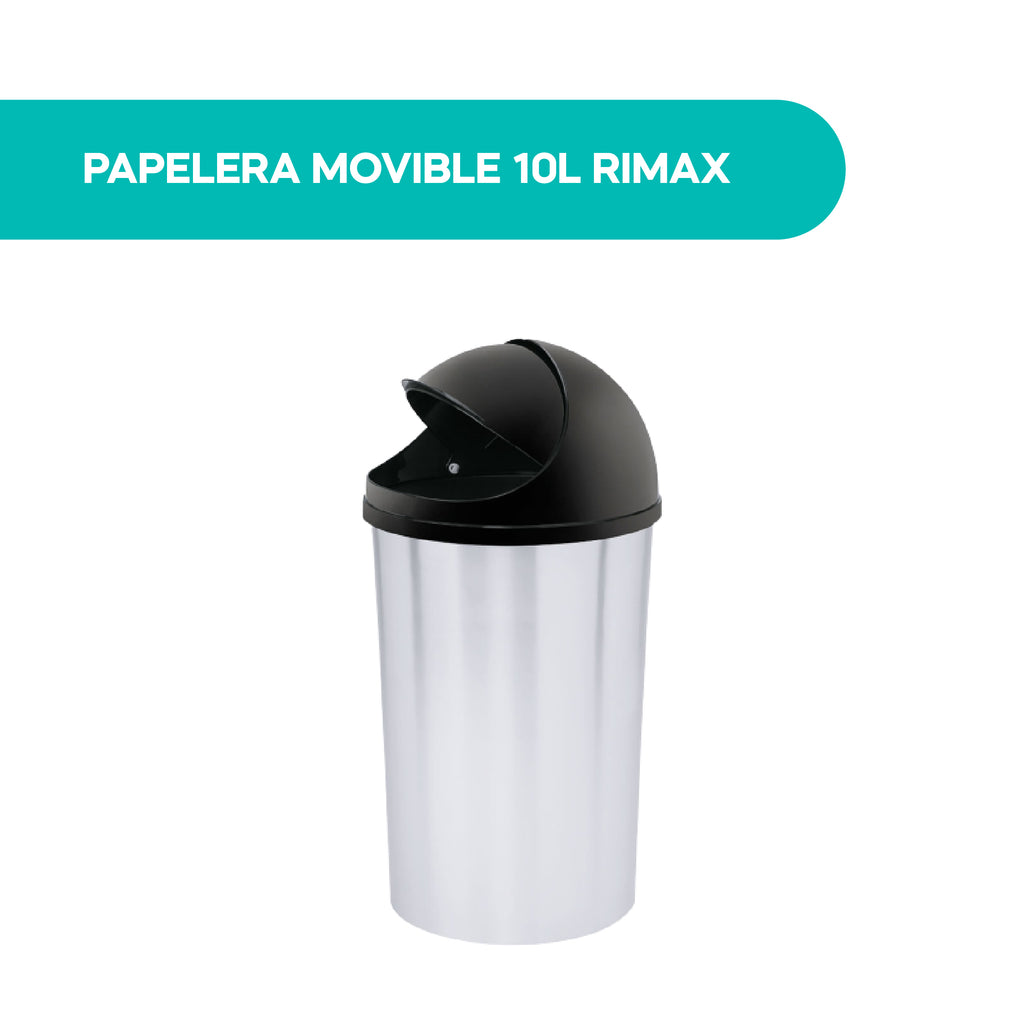 Papelera Movible 10L Rimax