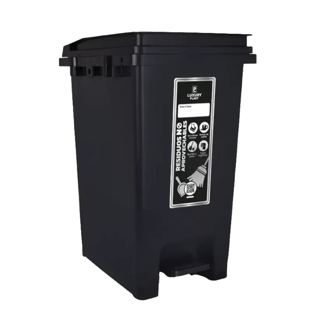 Papelera Pedal 20L Luxury Plast