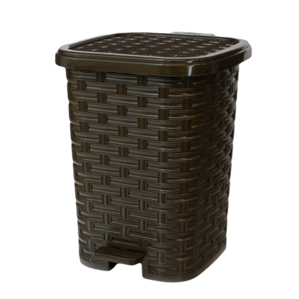 Papelera Rattan 10L Wengue Plastired