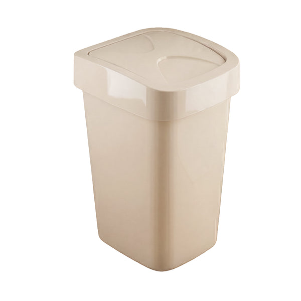 Papelera Surtida Swing 16L Beige Rimo
