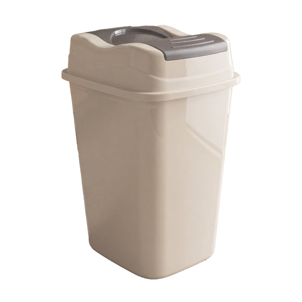 Papelera Vaivén Swing Doble 12L Surtida Beige Rimo