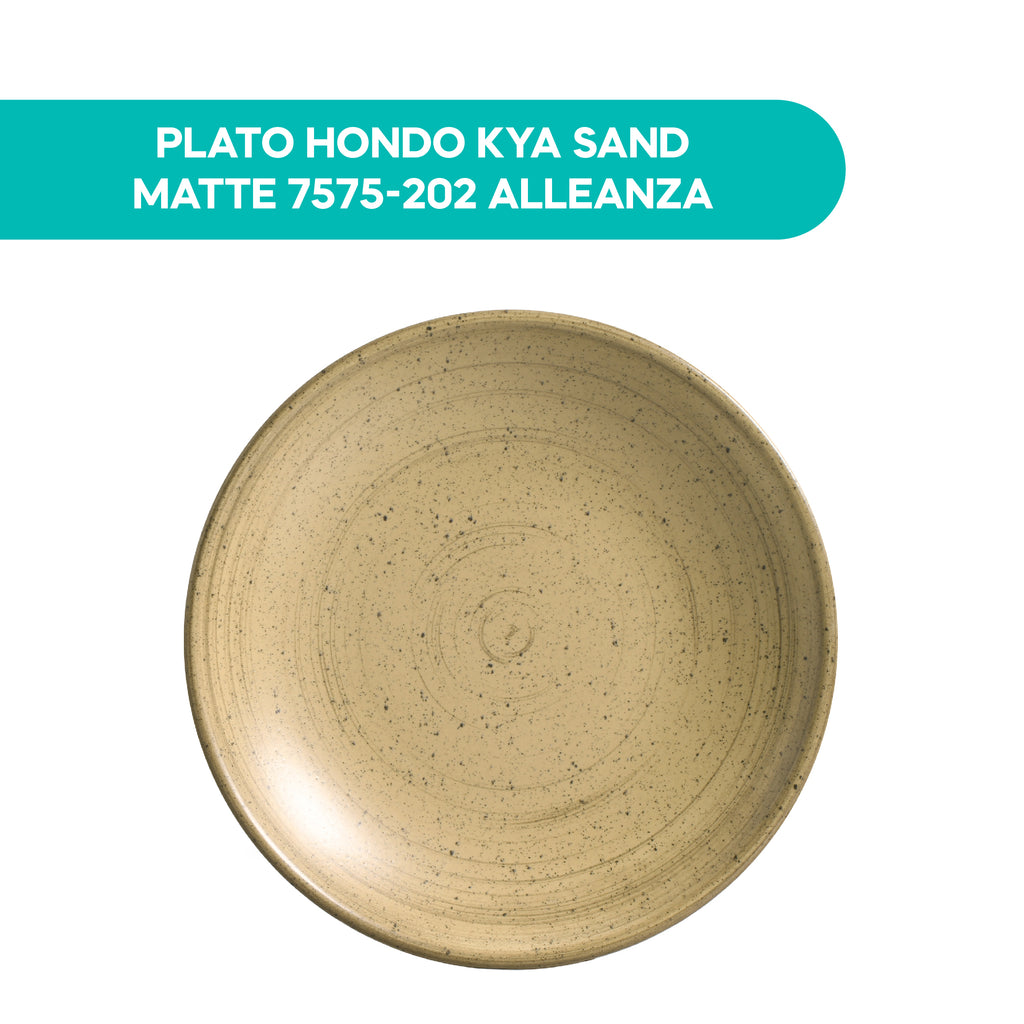 Plato Hondo Kya Sand Matte 7575-202 Alleanza