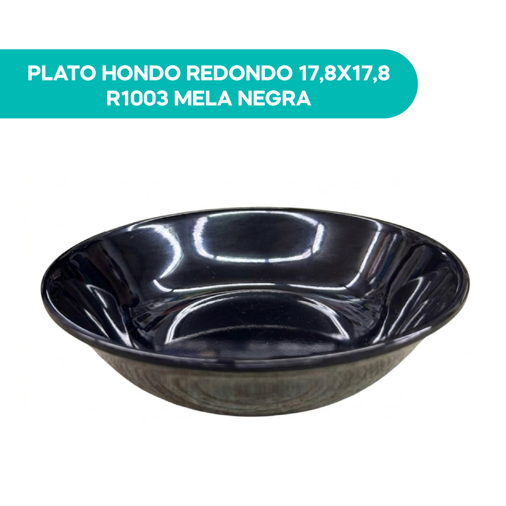 Plato Hondo Redondo 17,8X17,8 R1003 Mela Negra