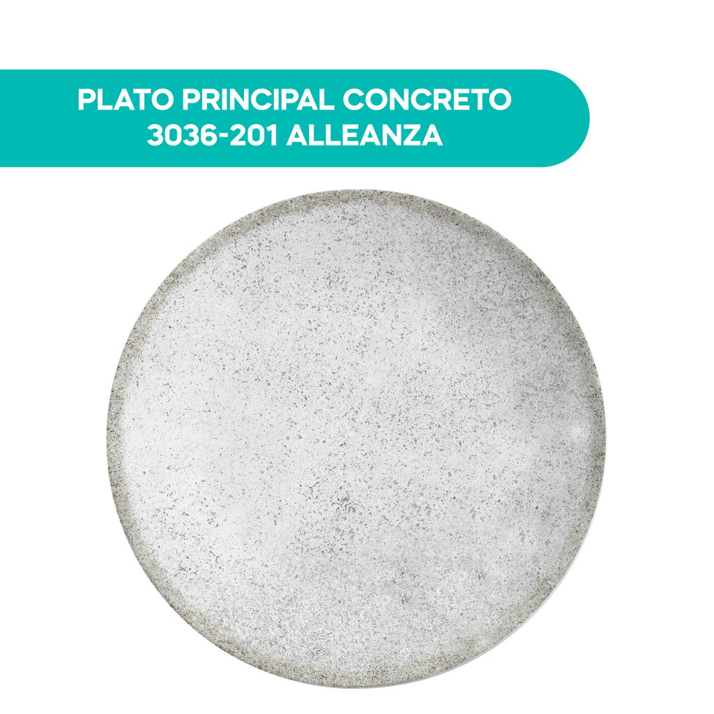 Plato Principal Concreto 3036-201 Alleanza