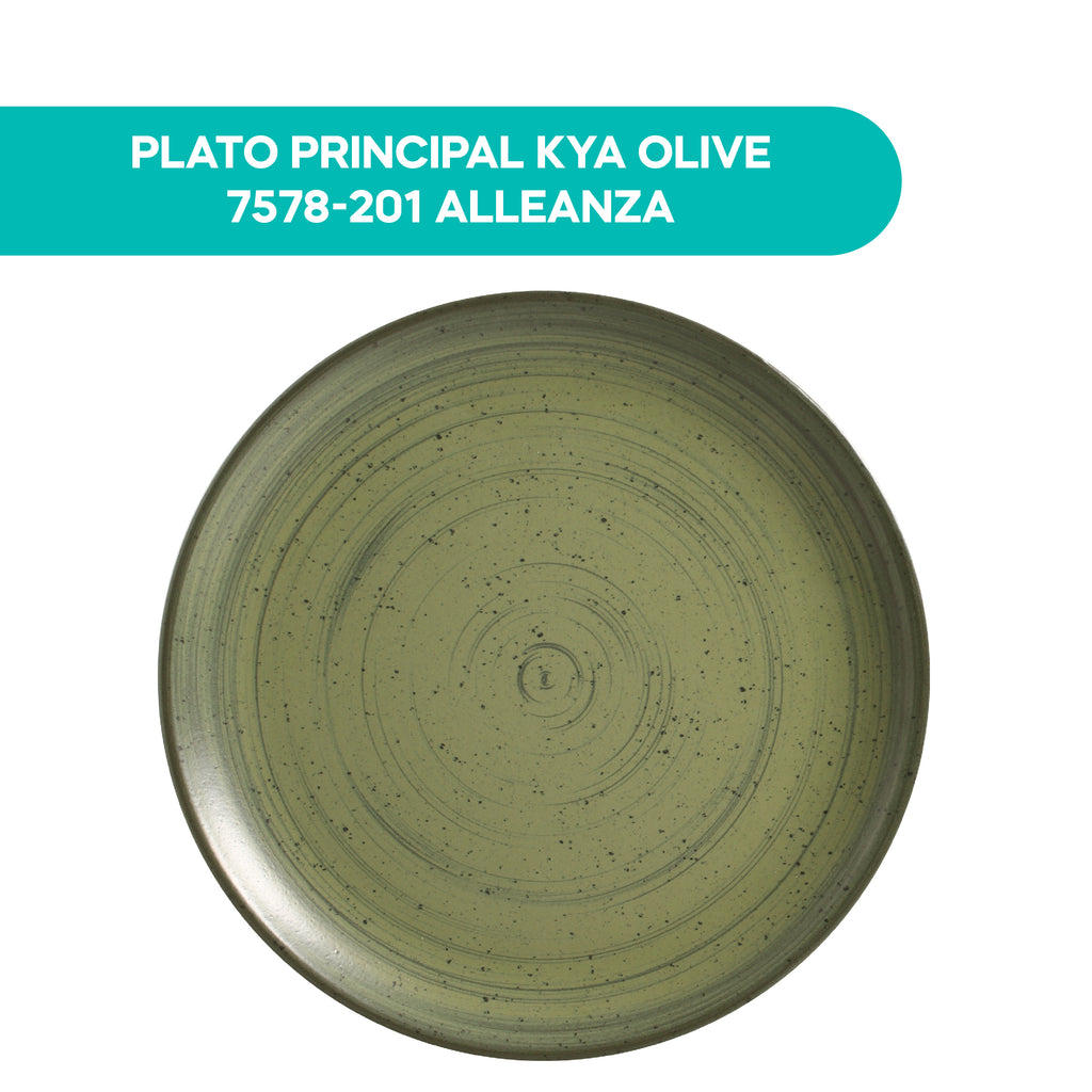 Plato Principal Kya Olive 7578-201 Alleanza