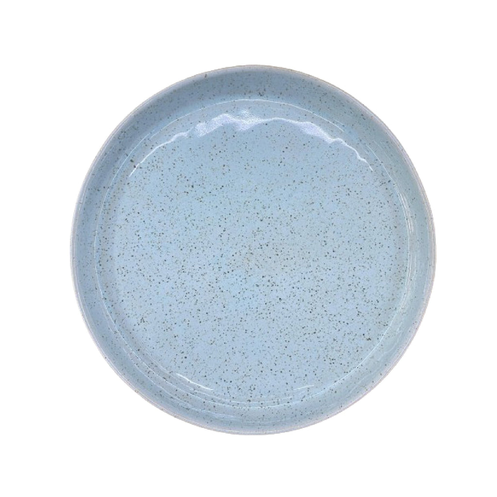 Plato Recto 22X3CM Color Azul Claro