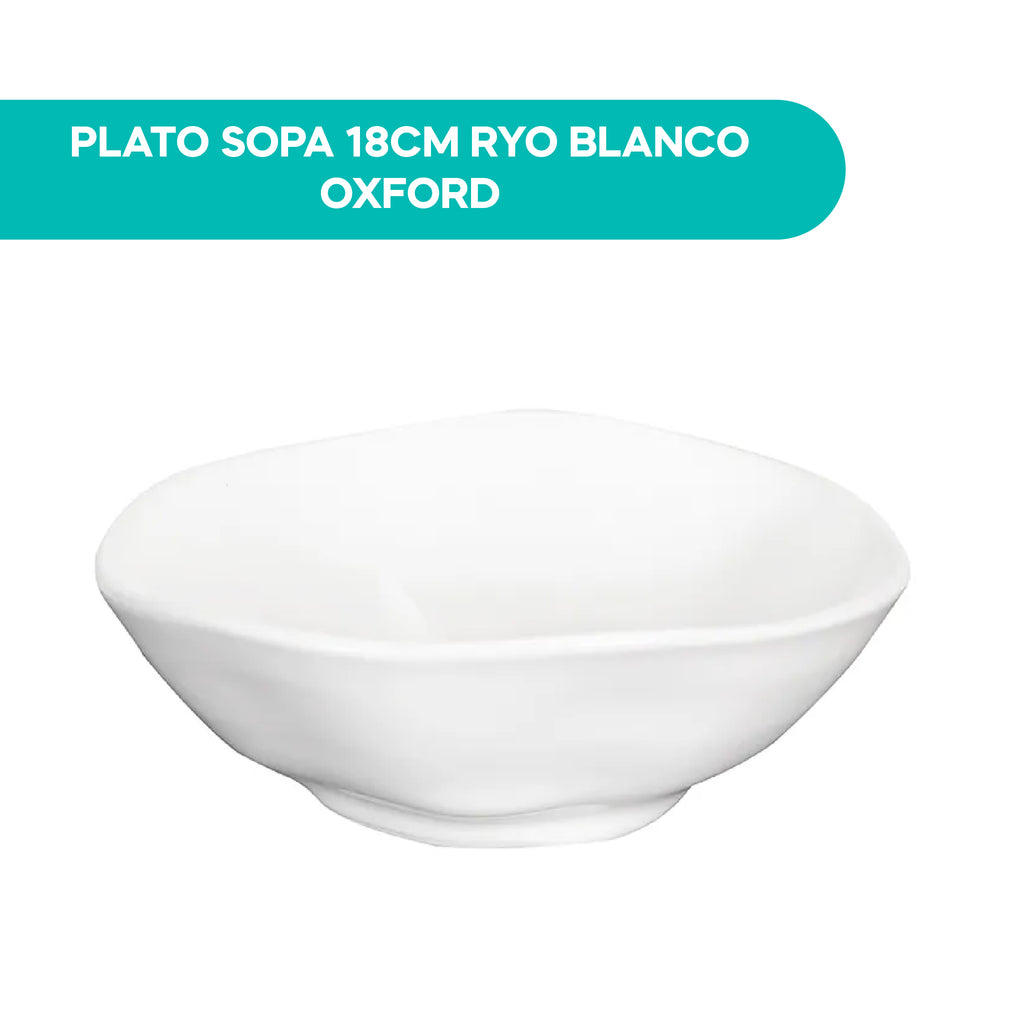 Plato Sopa 18CM Ryo Blanco Oxford