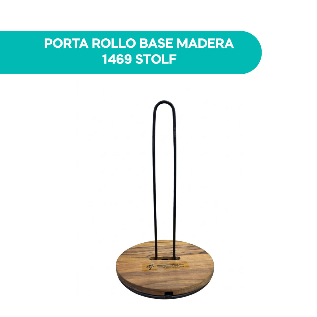 Porta Rollo Base Madera 1469 Stolf