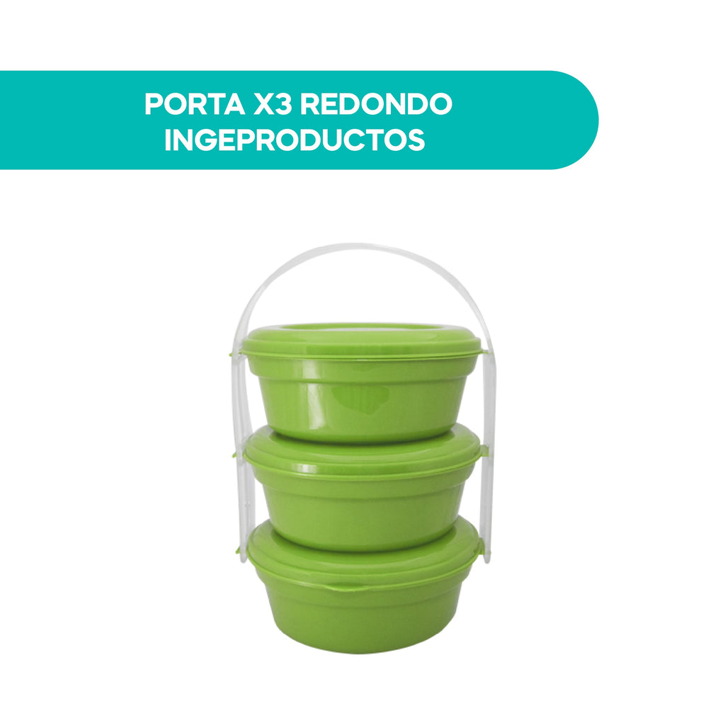 Porta X3 Redondo Ingeproductos
