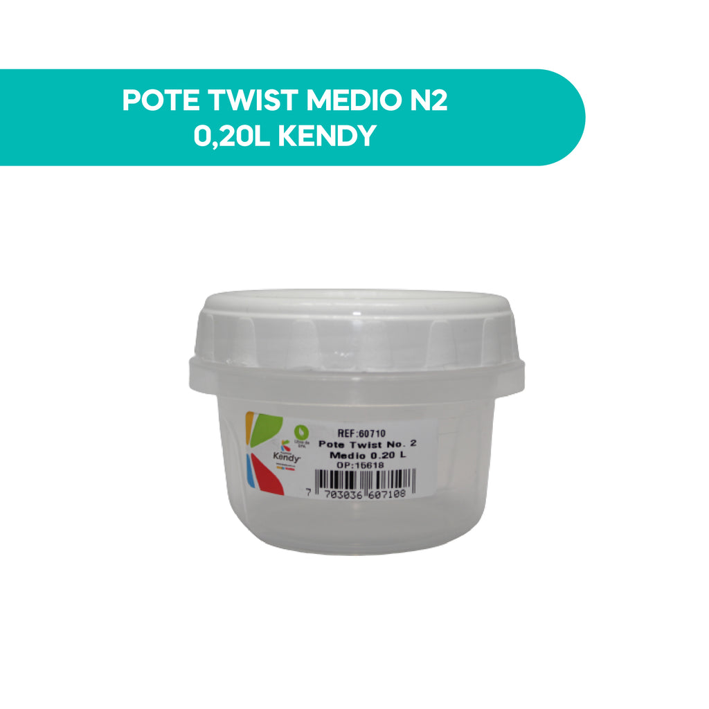 Pote Twist Medio N2 0,20L Kendy