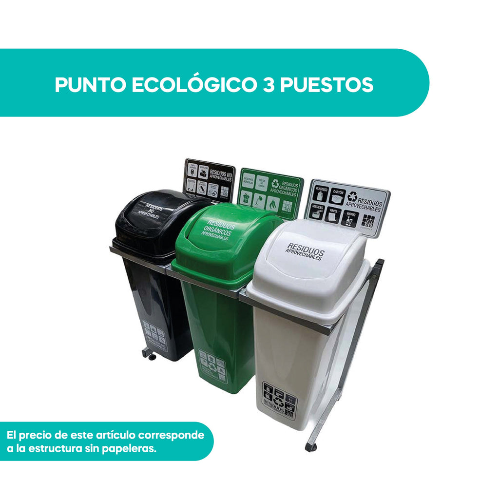 Punto Ecológico 3 Puestos