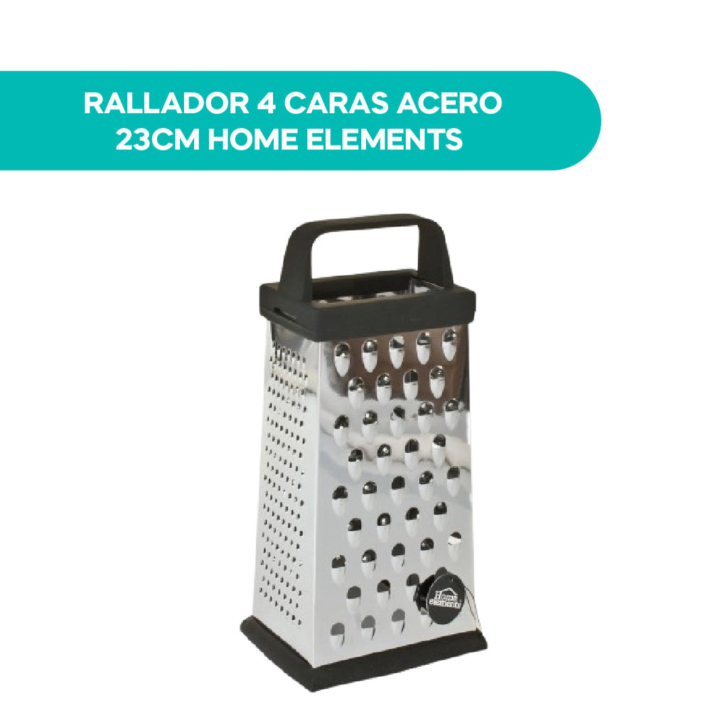 Rallador 4 Caras Acero 23CM Home Elements