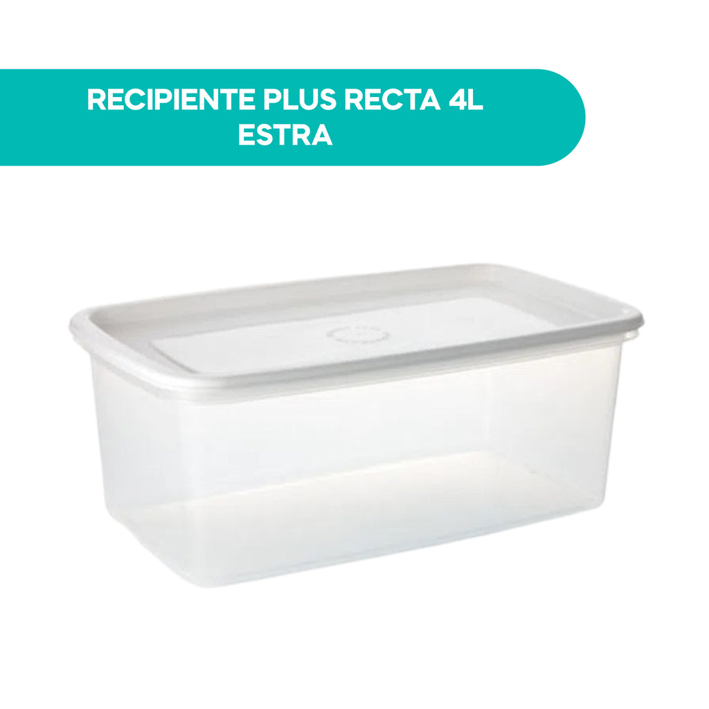 Recipiente Plus Recta 4L Estra