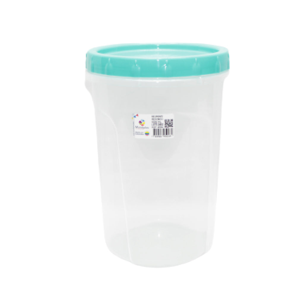 Recipiente Redondo 5000ML Menta Mundiplas