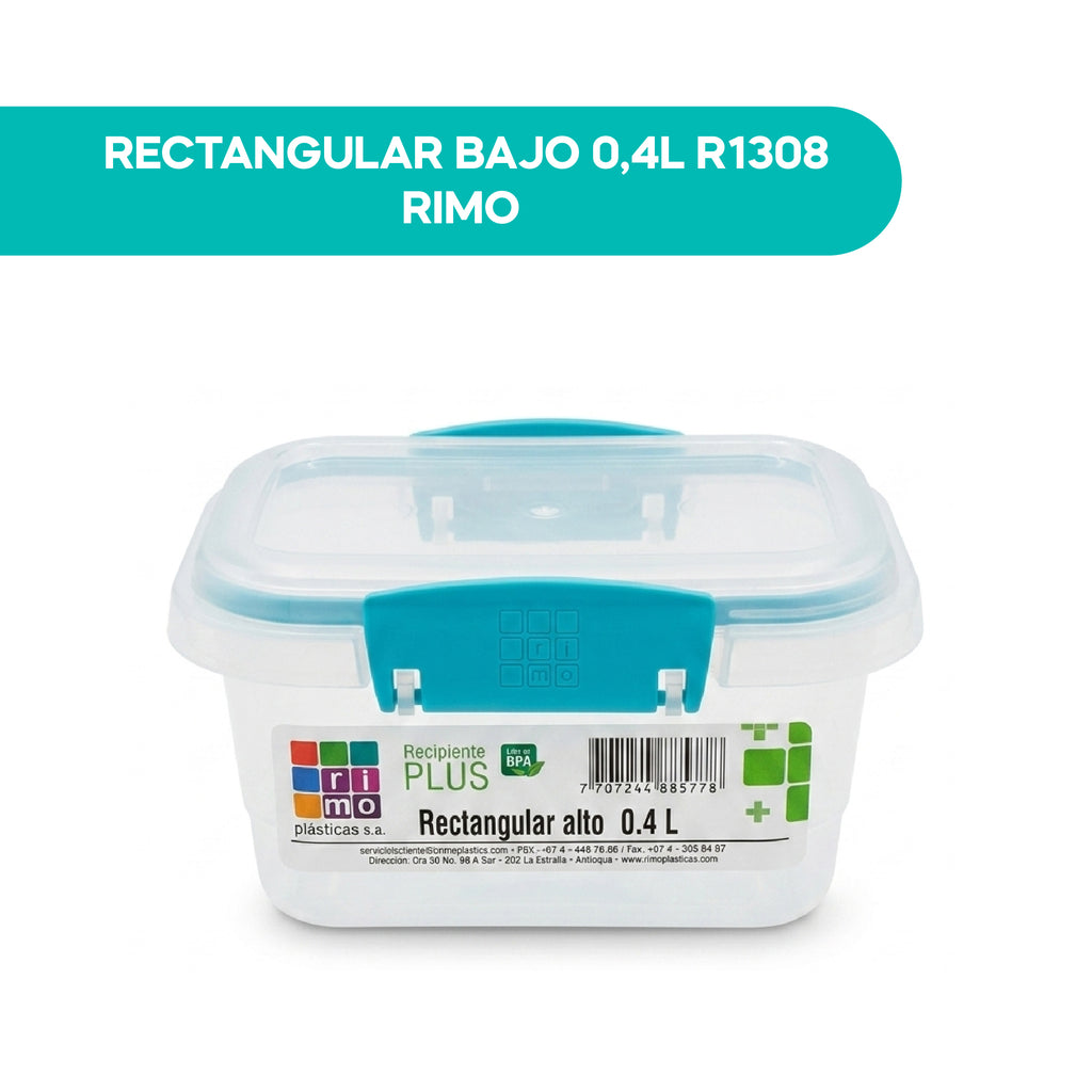 Rectangular Bajo 0,4L R1308 Rimo