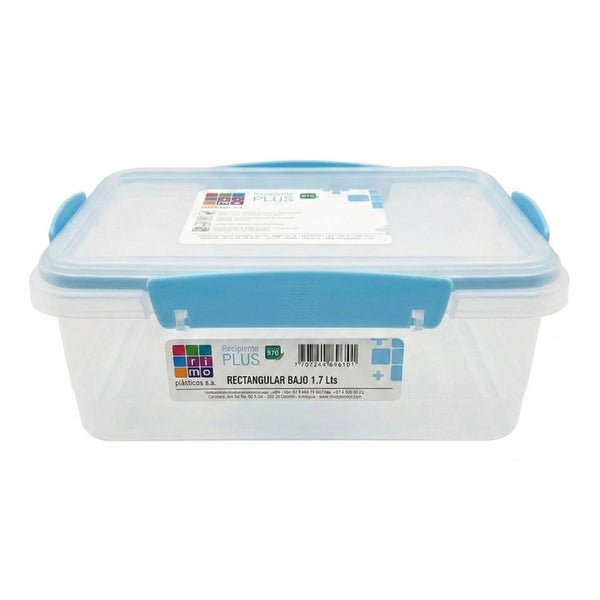 Rectangular Bajo 1,7L R13810 Plus Azul Rimo