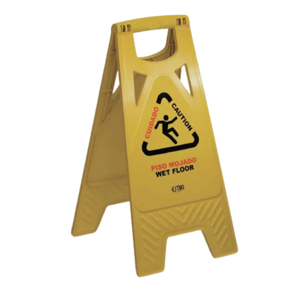 Señal Prevención Piso Mojado Perfil Estra