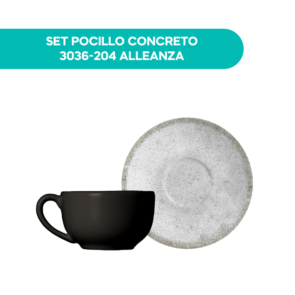 Set Pocillo Concreto 3036-204 Alleanza