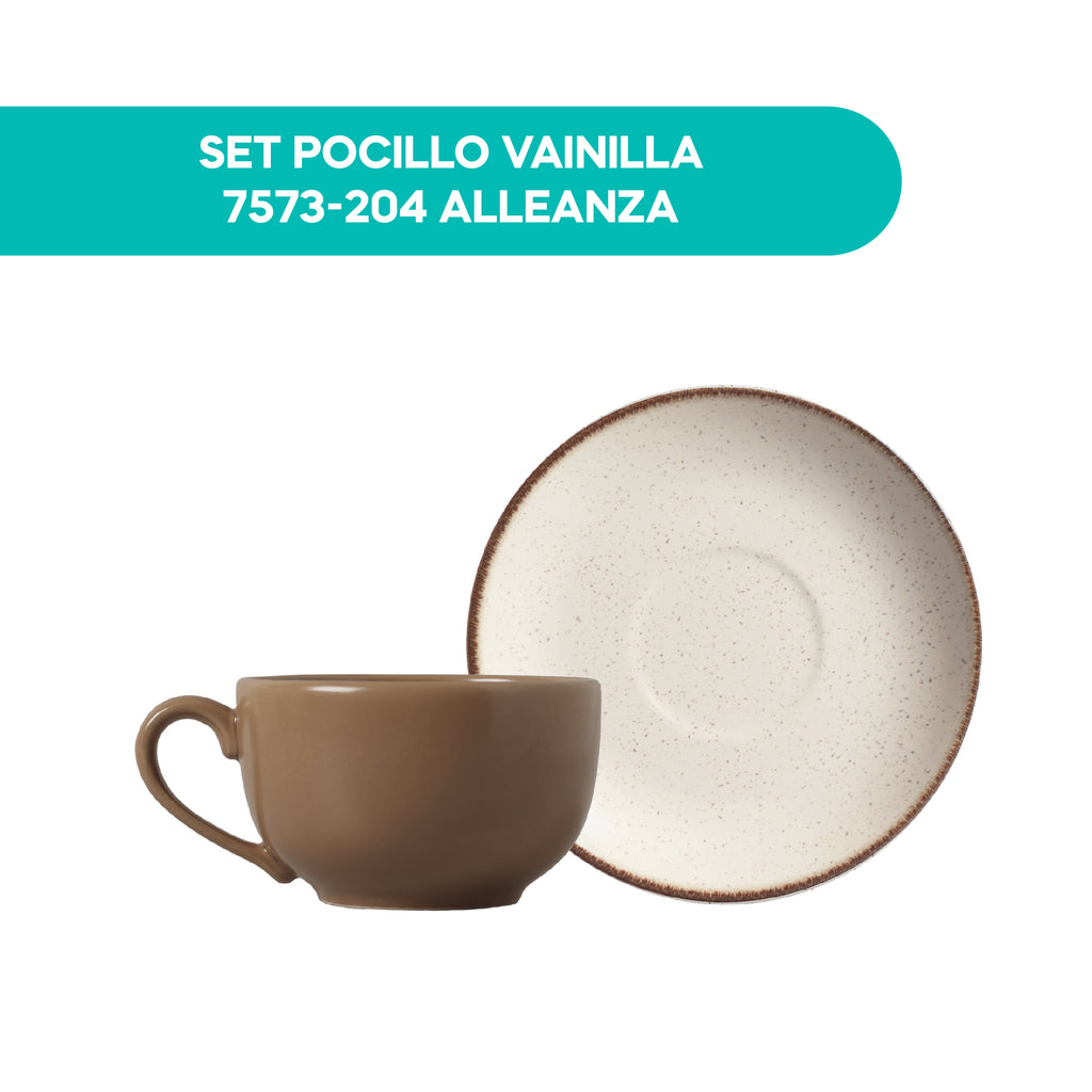 Set Pocillo Vainilla 7573-204 Alleanza