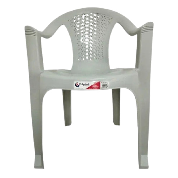 Silla Liberty con Brazo Blanca Colplast