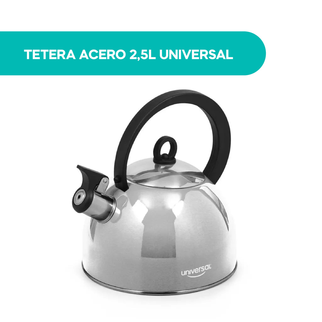 Tetera Acero 25L Universal