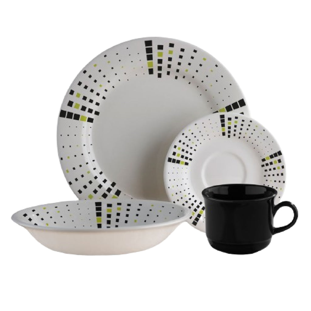 Vajilla Redonda 4 Puestos Malaya Corona