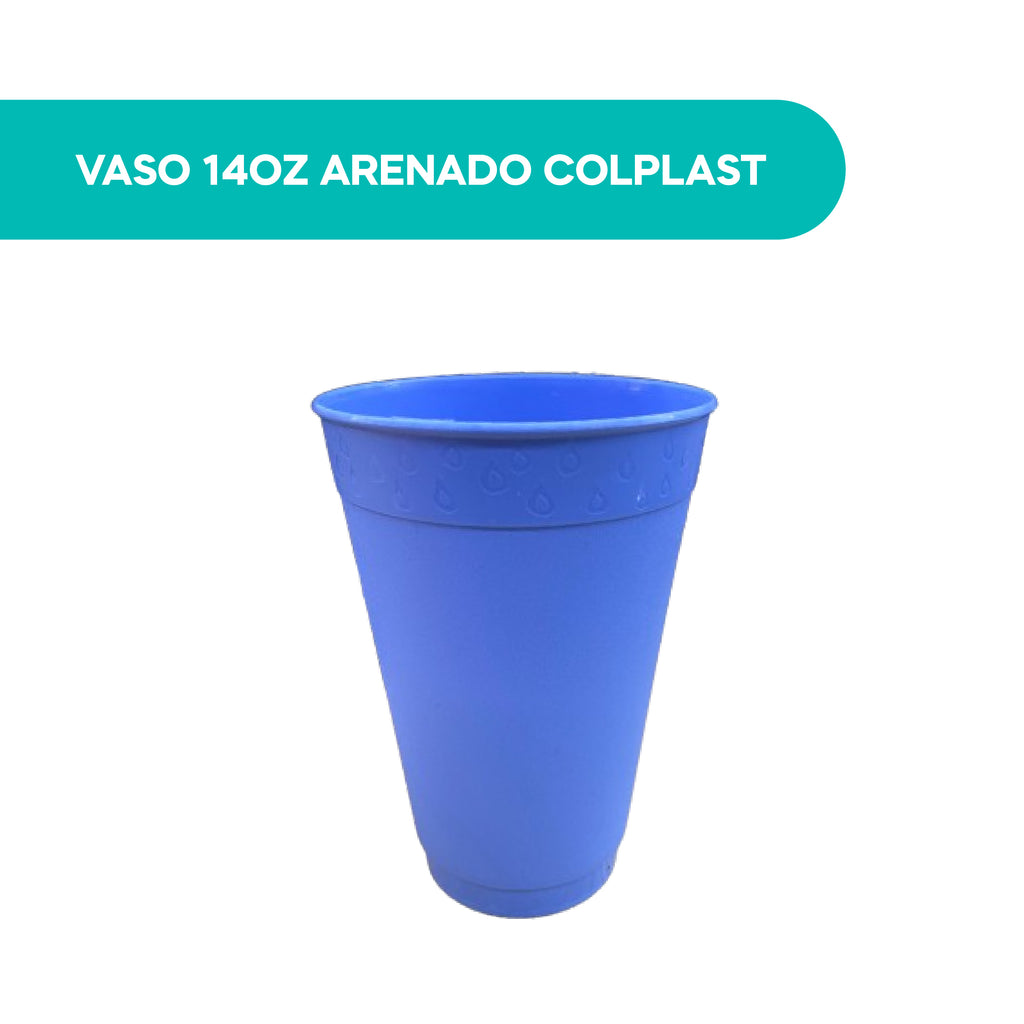 Vaso 14OZ Arenado Colplast