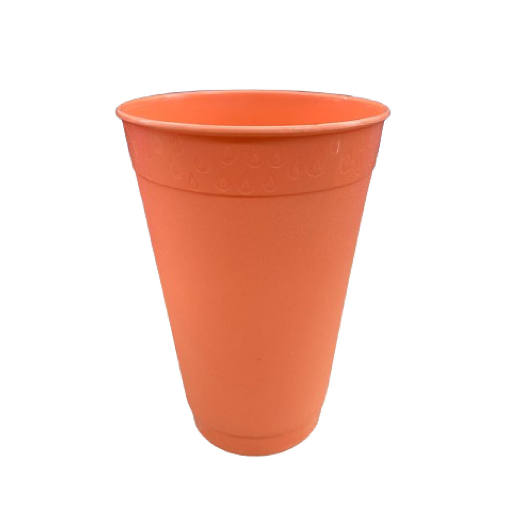 Vaso 14OZ Arenado Naranjado Colplast