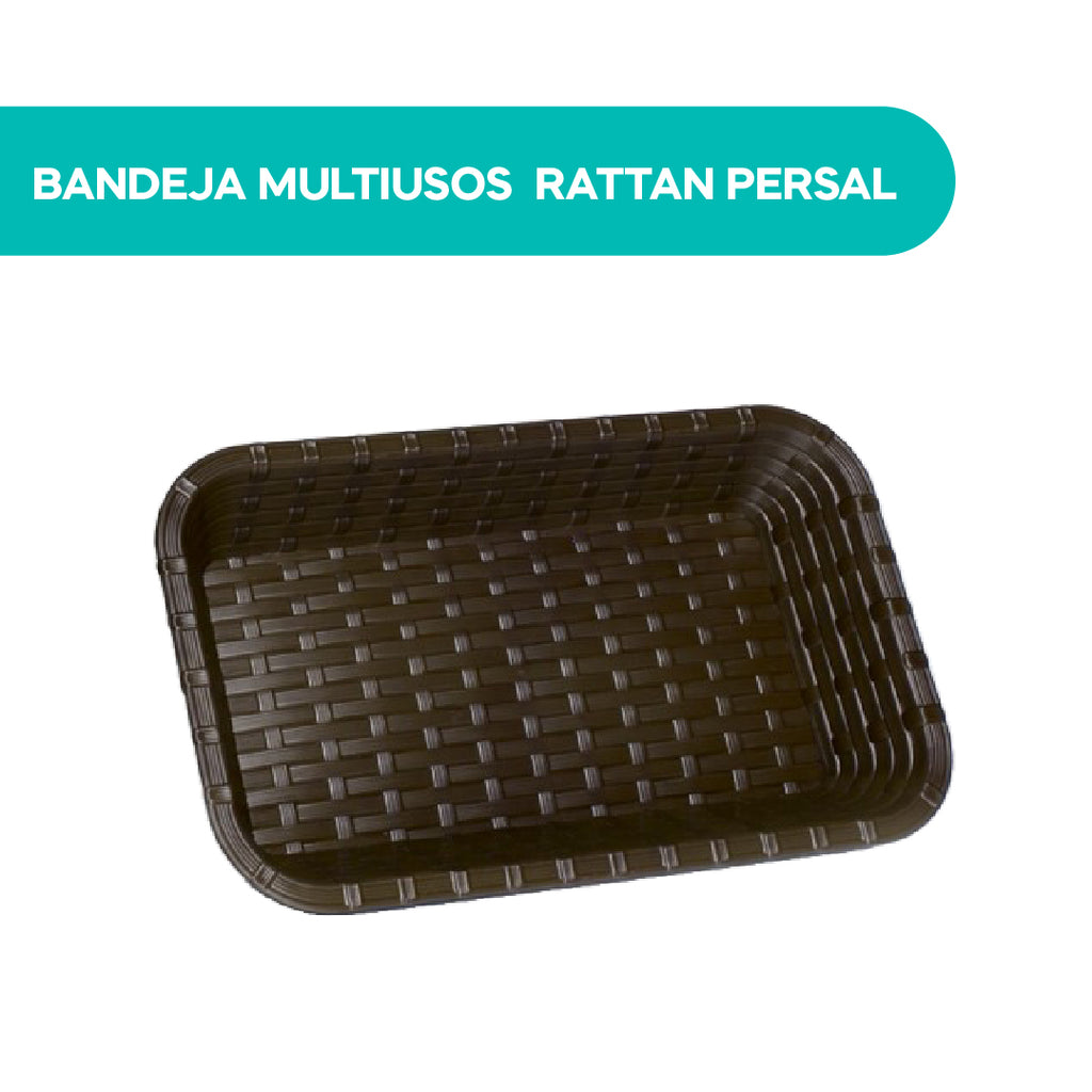 Bandeja Multiusos Rattan Persal