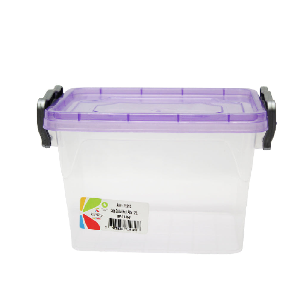 Caja Dubai 1,2 Litros #1 Alta Morado Kendy 