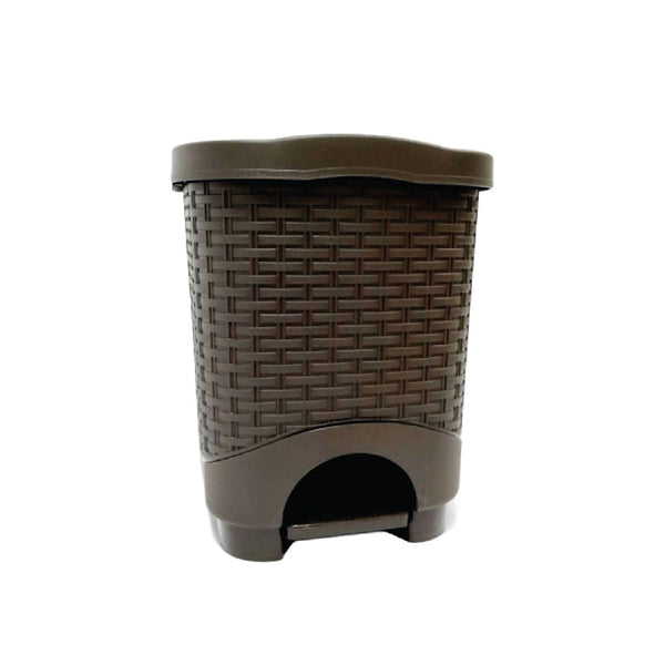 Papelera Pedal Wengue 8 Litros Colplast